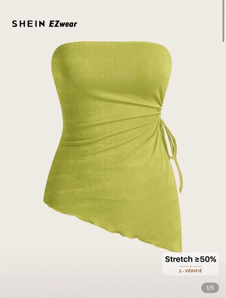 Haut asymétrique extensible