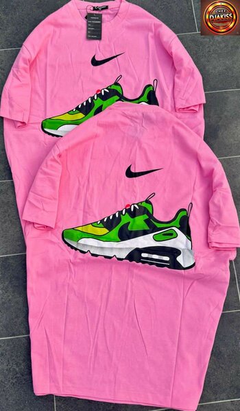 T-shirt Nike rose imprimé