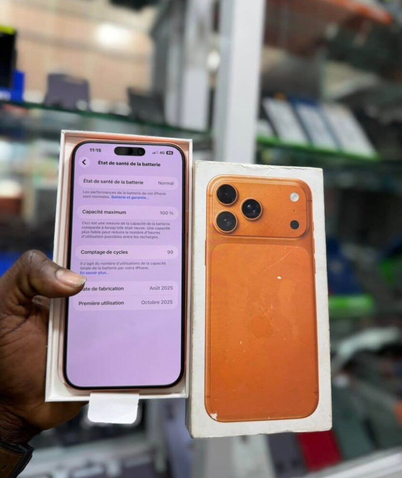 Smartphone haute performance orange