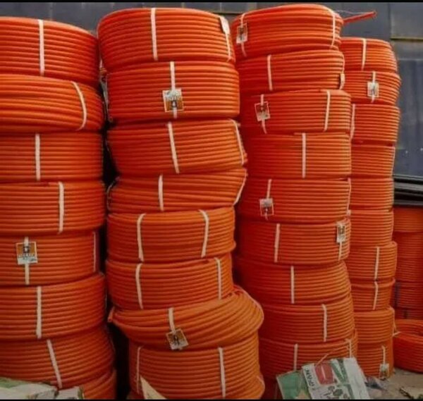 Tuyau flexible PVC orange