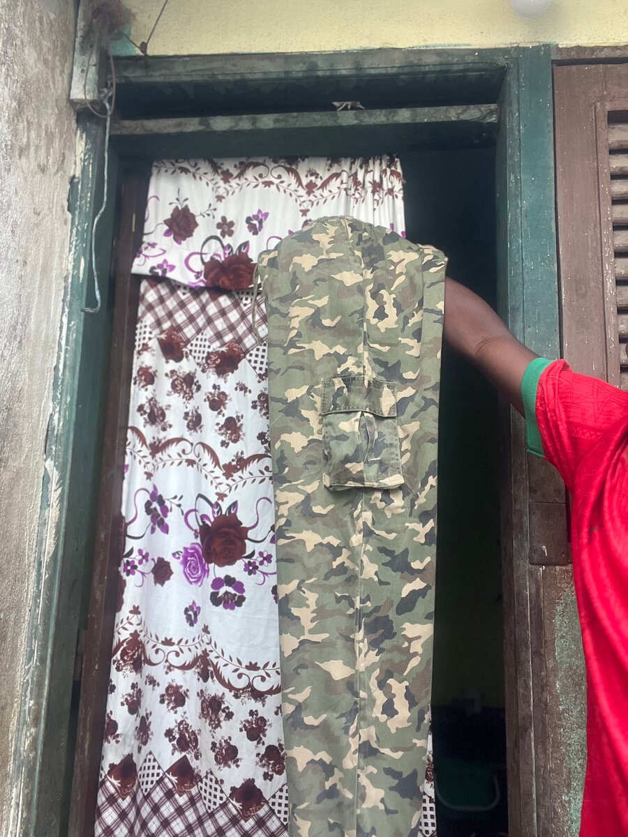 Pantalon cargo camouflage homme