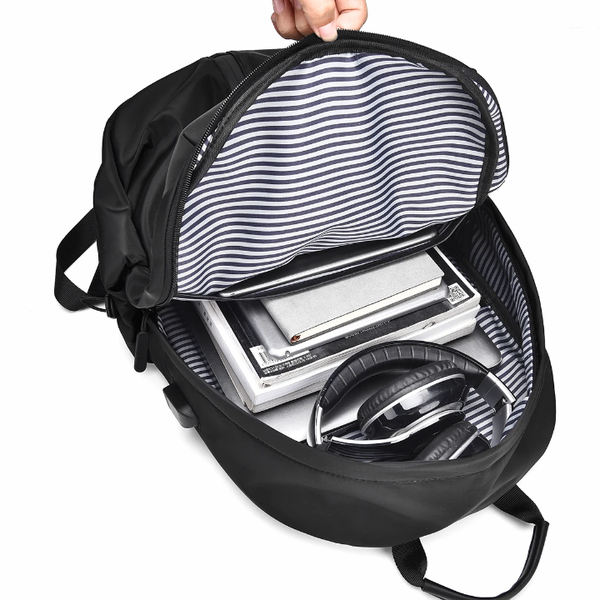 Sac à dos USB imperméable pour ordinateur portable