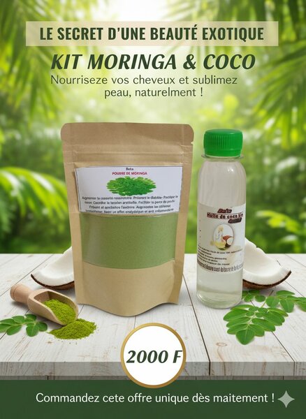 Kit de Beauté Moringa & Coco