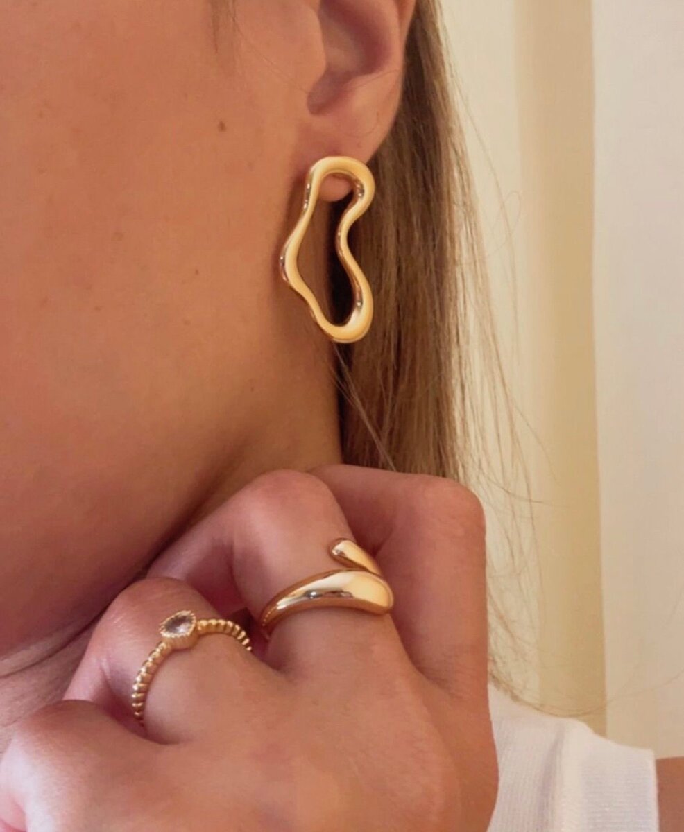 Créoles en acier inoxydable