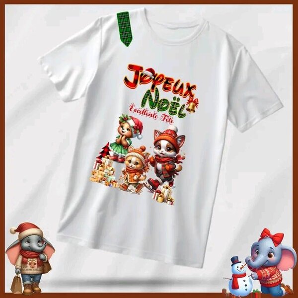 T-shirt de Noël Enfant