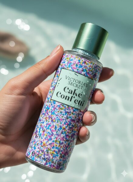 Victoria Secrect Cake confetti