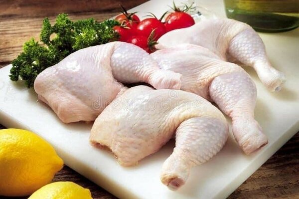 Cuisses de poulet fraîches