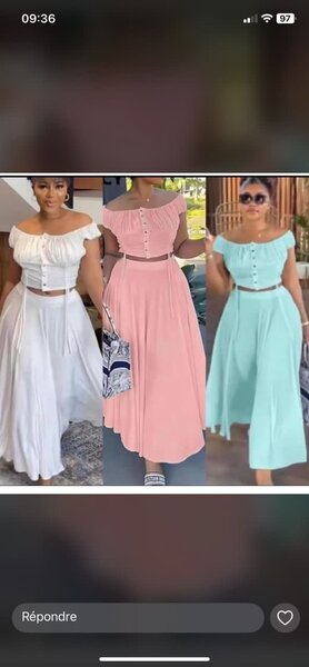 Robe d'été deux pièces chic