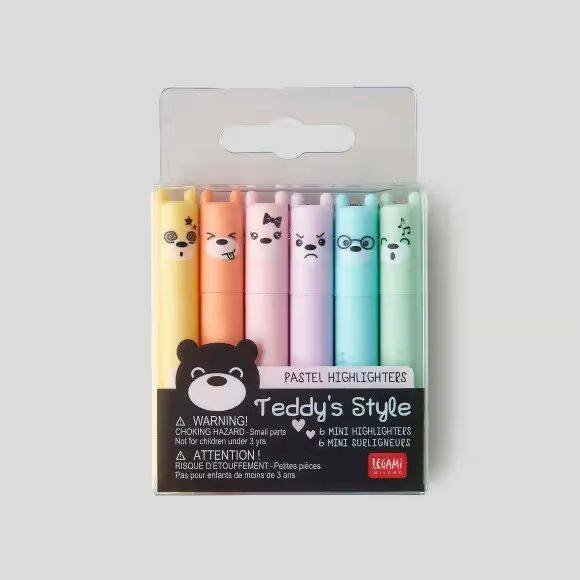 Stylos Surligneurs Pastel Amusants