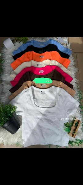 T-shirts en coton colorées