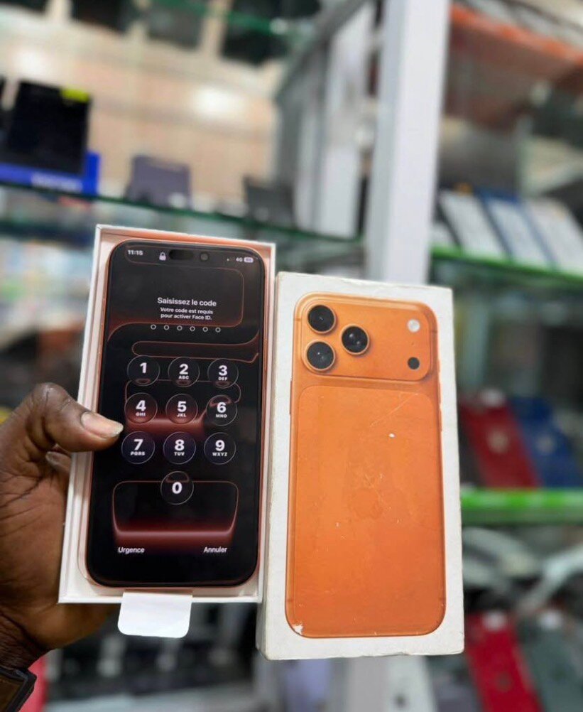 Smartphone haute performance orange