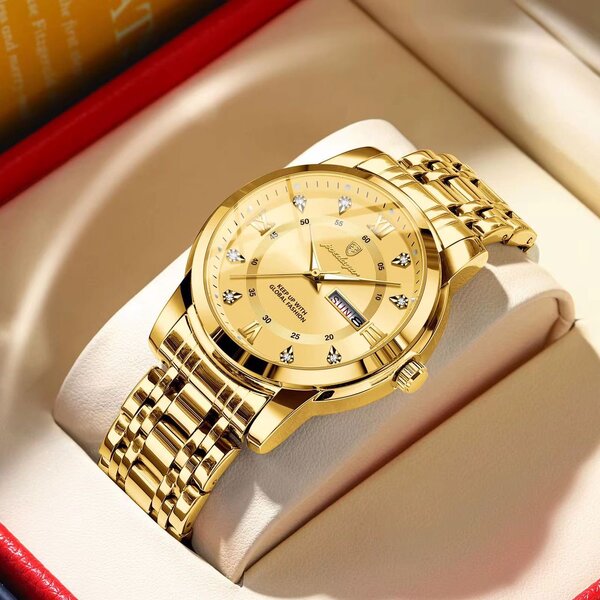 Montre de luxe en acier inoxydable