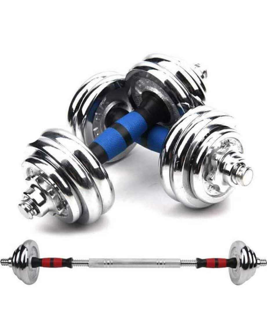 Haltères réglables en acier inoxydable