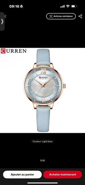 Montre CURREN Élégante