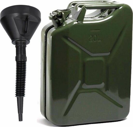 Jerrican Métal 20L avec Entonnoir