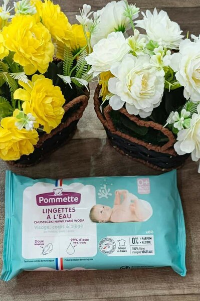 Lingettes Pommette à l'eau