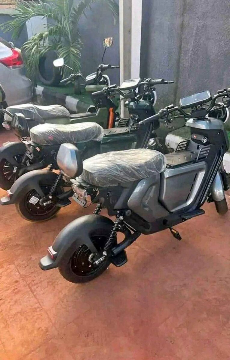 Scooter électrique gris