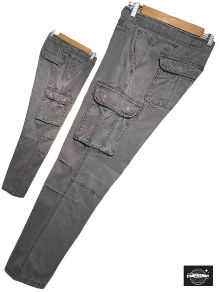 Pantalons cargo gris