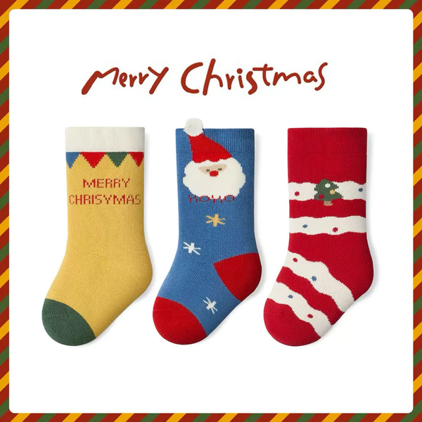 Chaussettes de Noël colorées