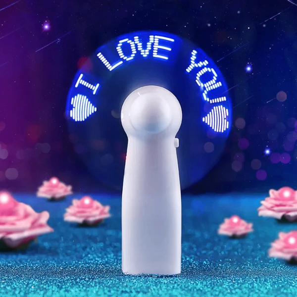 Mini ventilateur LED rechargeable