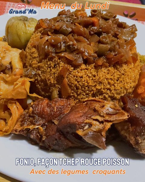 Fonio Tchep Rouge Poisson