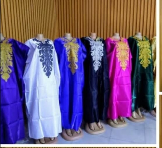 Robe élégante en wax coloré