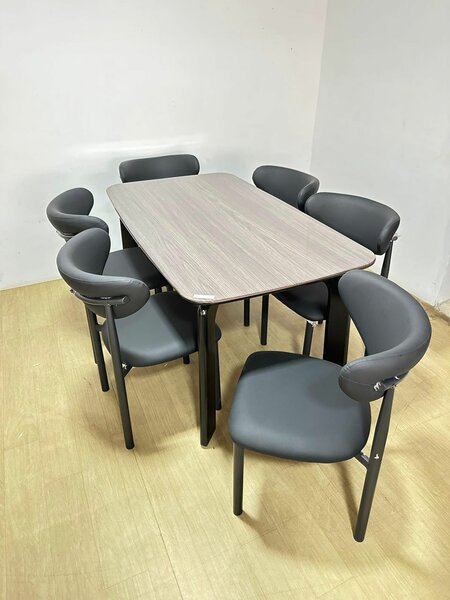 Dining Table Set with 6 Chairs