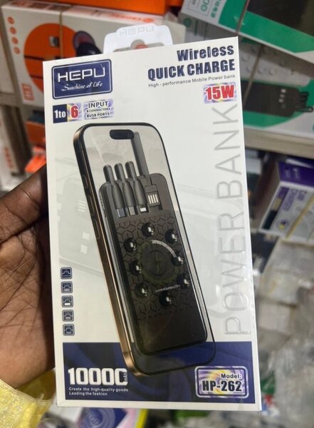 Power bank 10000mAh Wireless