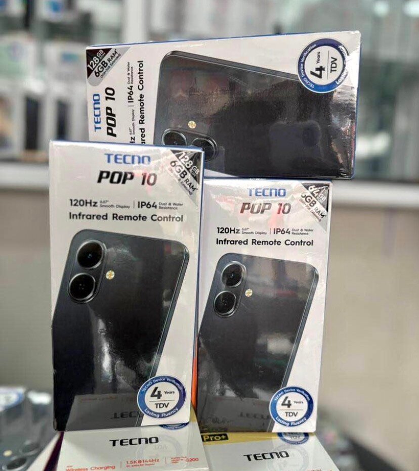 Tecno Pop 10 Smartphone 120Hz