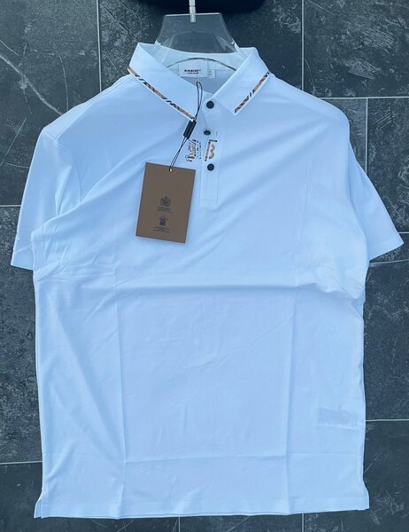 Polo homme blanc élégant
