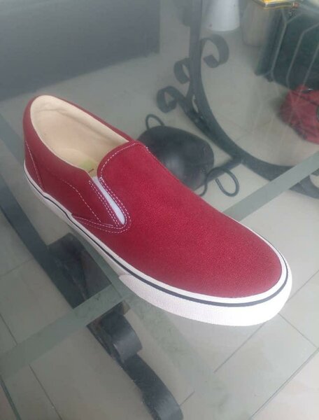 Baskets slip-on rouges