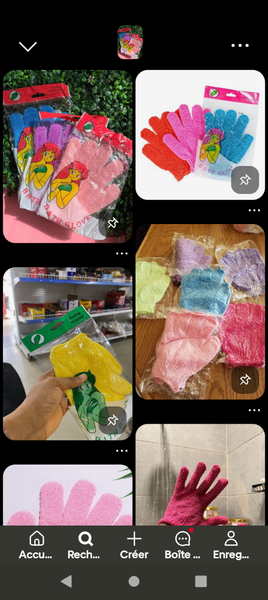 Gants Exfoliants Douche