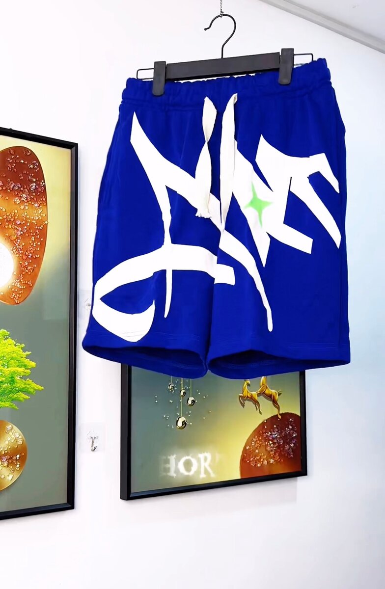 Shorts de sport bleus