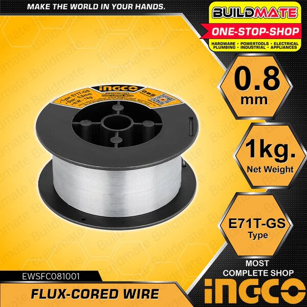 Fil à âme INGOO 0,8mm 1kg E71T-GS