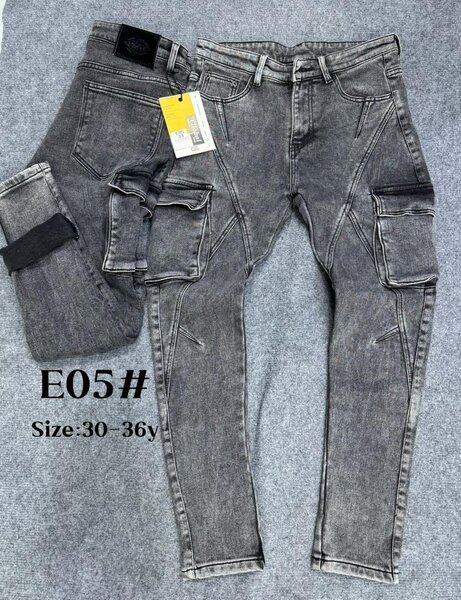 Jeans cargo tendance homme