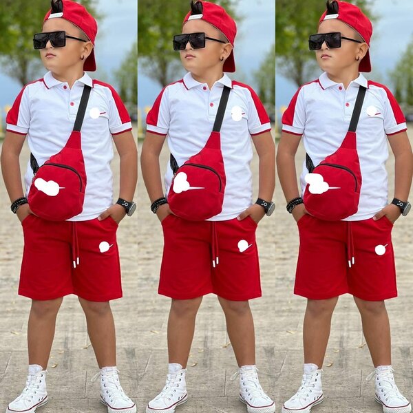 Ensemble enfant rouge stylé