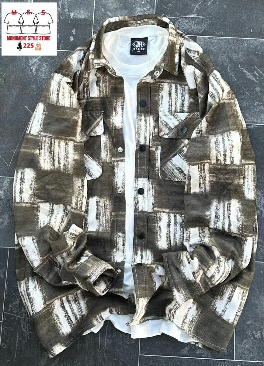 Chemise à motif vintage