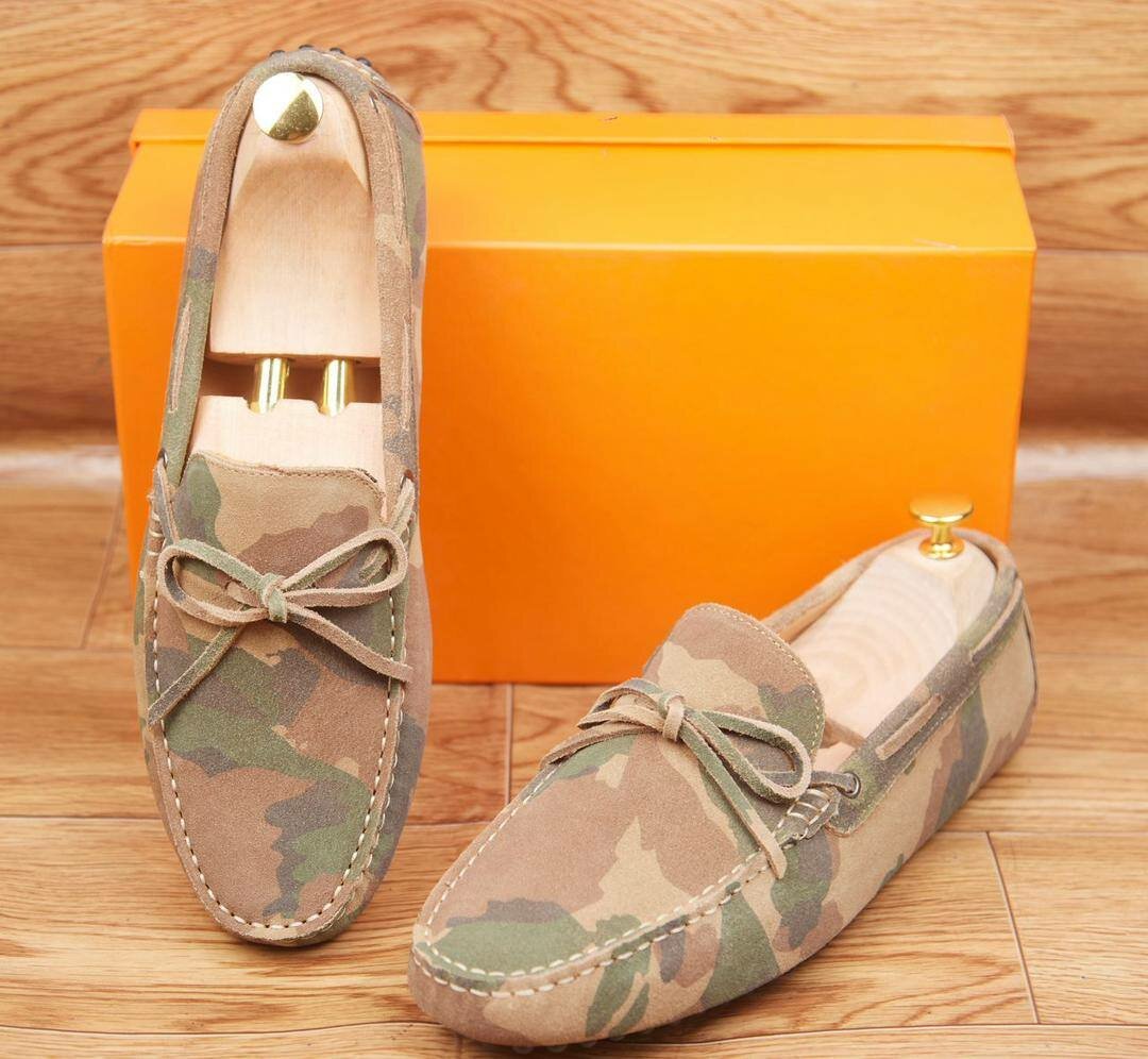 Mocassins Camouflage Homme Élégants