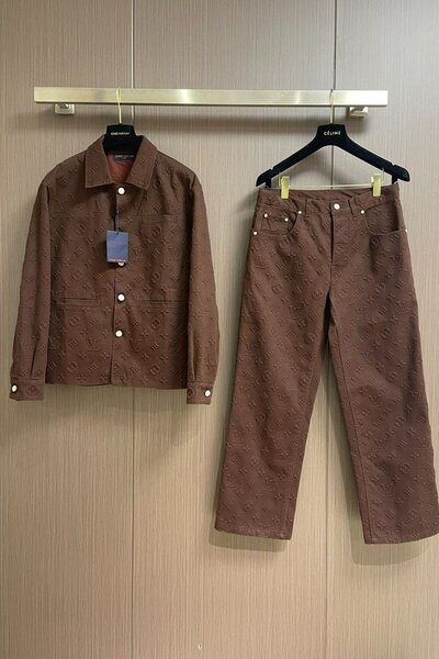 Ensemble veste et pantalon en denim