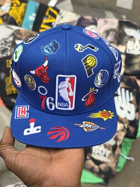 Casquette NBA Logos Bleue