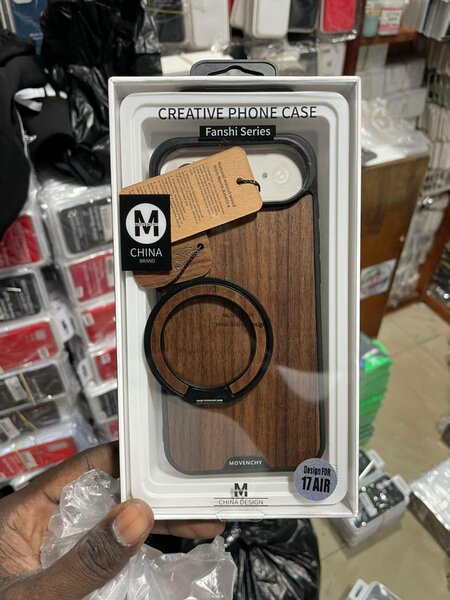 Coque iPhone Bois & Transparent