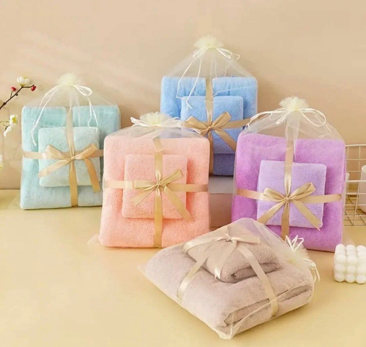 Lot de Serviettes Douces