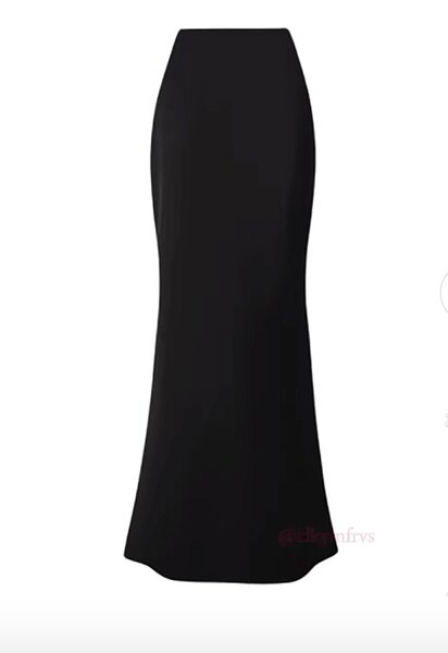 Jupe longue noire femme