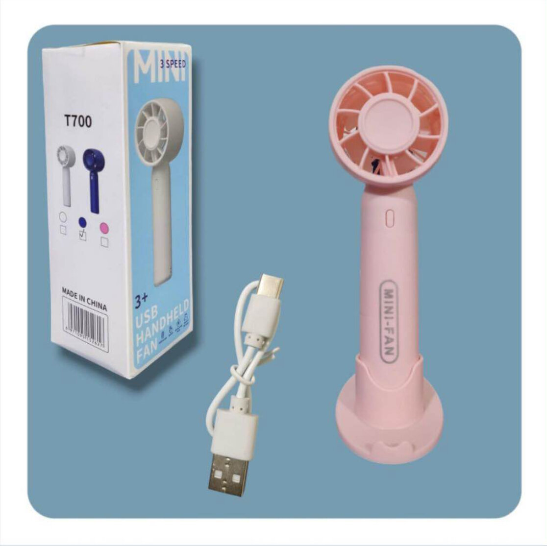 Mini ventilateur USB rechargeable