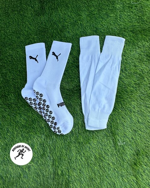 Chaussettes de football Puma blanches