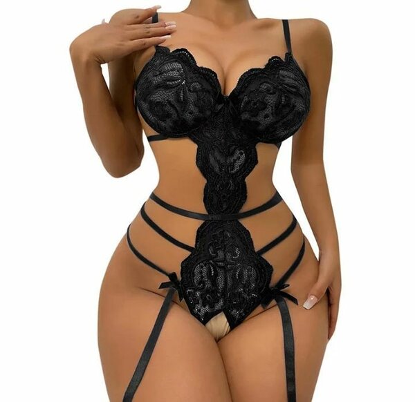 Ensemble lingerie rouge sexy