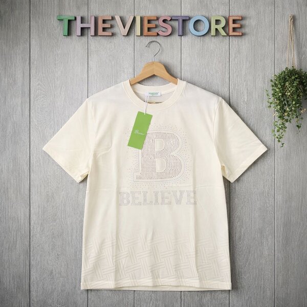 T-shirt blanc homme Believe
