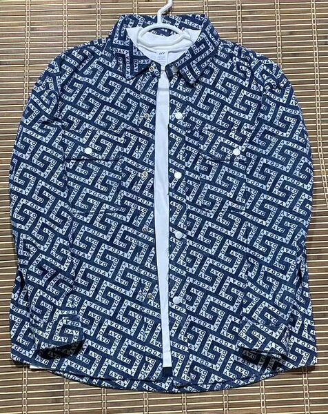 Chemise imprimée géométrique