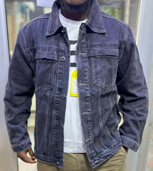 Veste en jean décontractée homme