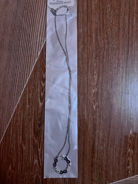 Collier en acier inoxydable élégant